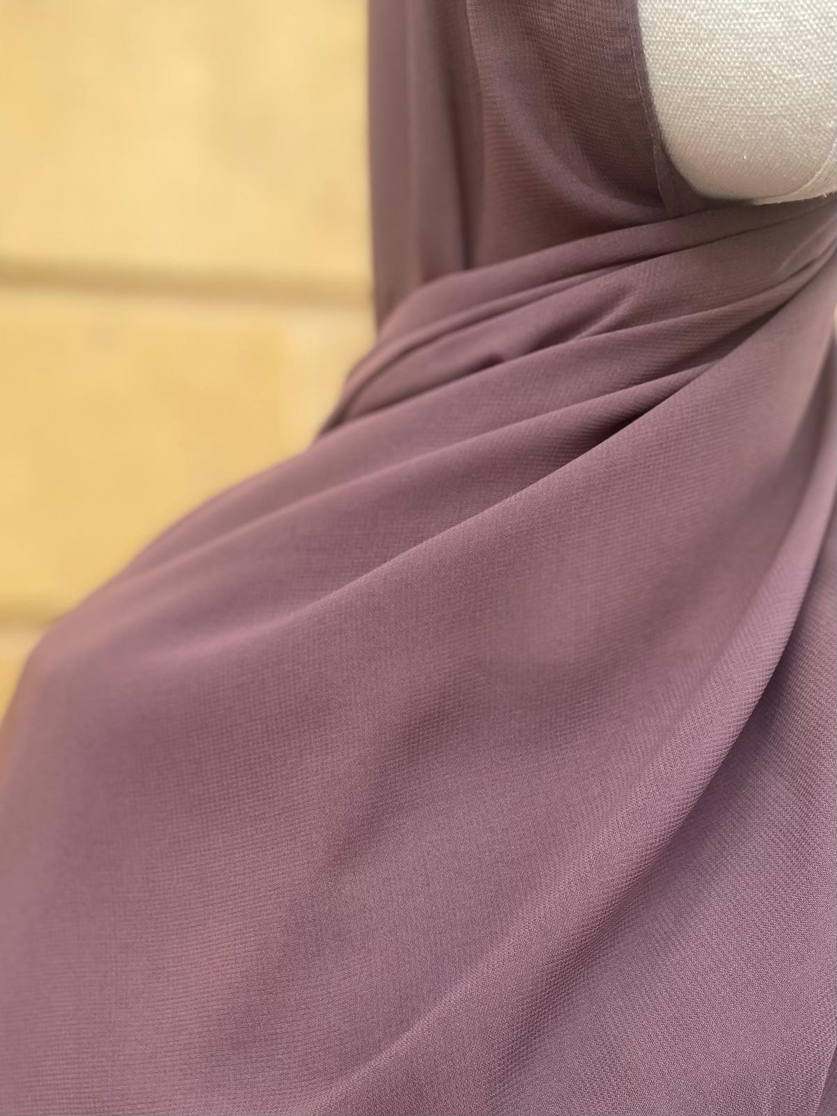 Maxi Hijab Mousseline Rose Taupe